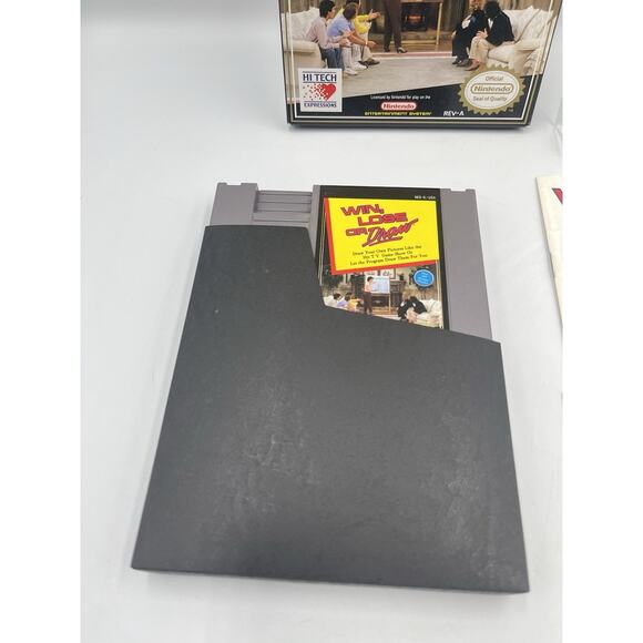 Win Lose Draw (Nintendo NES) Complete in Box CIB Near Mint - Picture 7 of 16